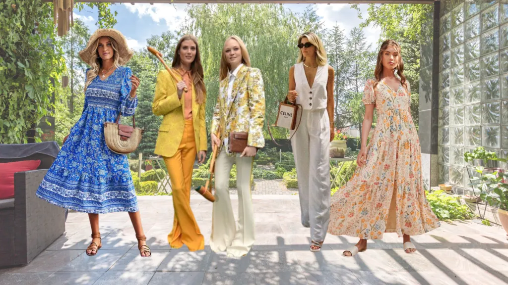 stylizacje garden party elegancko i swobodnie