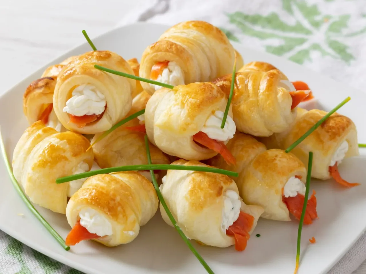 Szybkie przekąski na święta z ciasta francuskiego