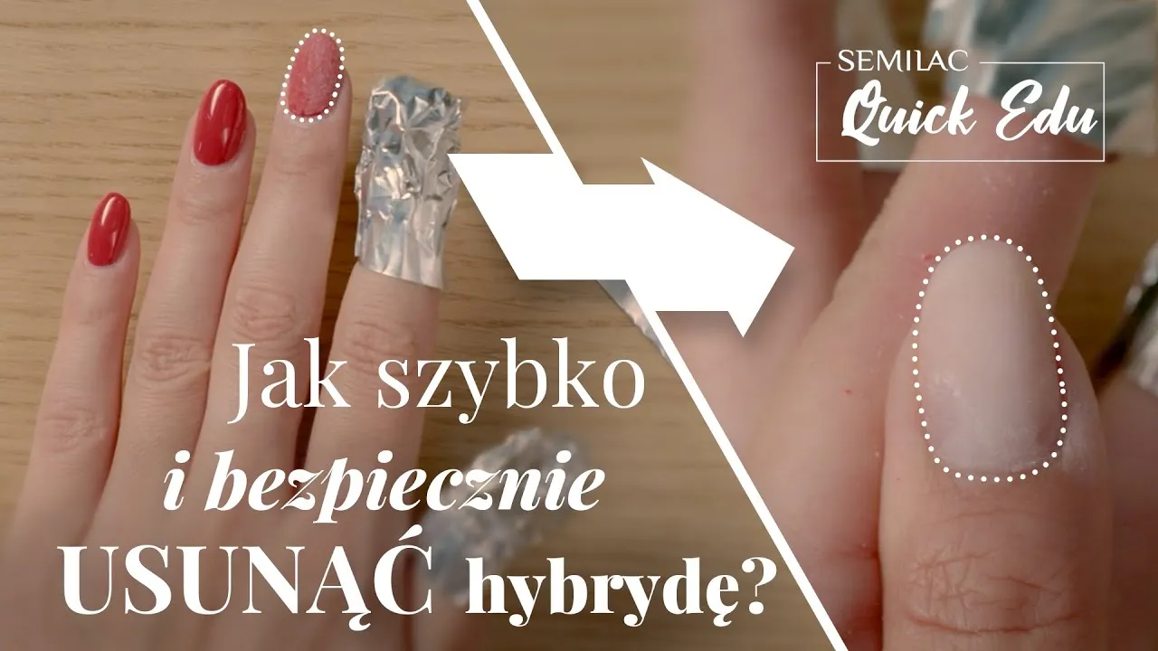 Zdjęcie Jak zmywać lakier hybrydowy bez uszkodzenia paznokci i skórek