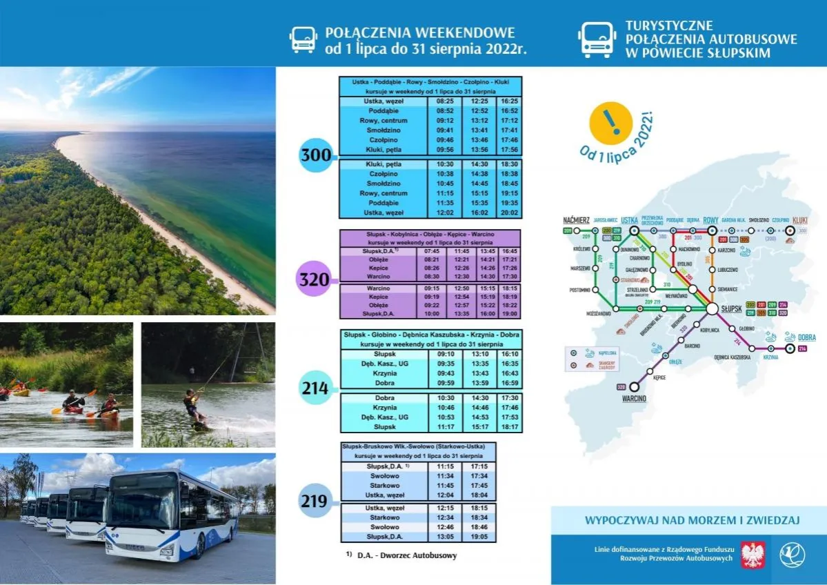 Autobus Ustka Łeba rozkład jazdy