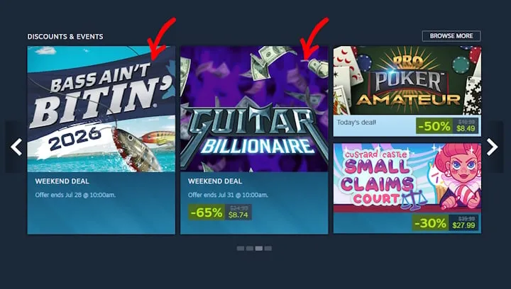 Kalendarz wyprzedaży Steam 2026