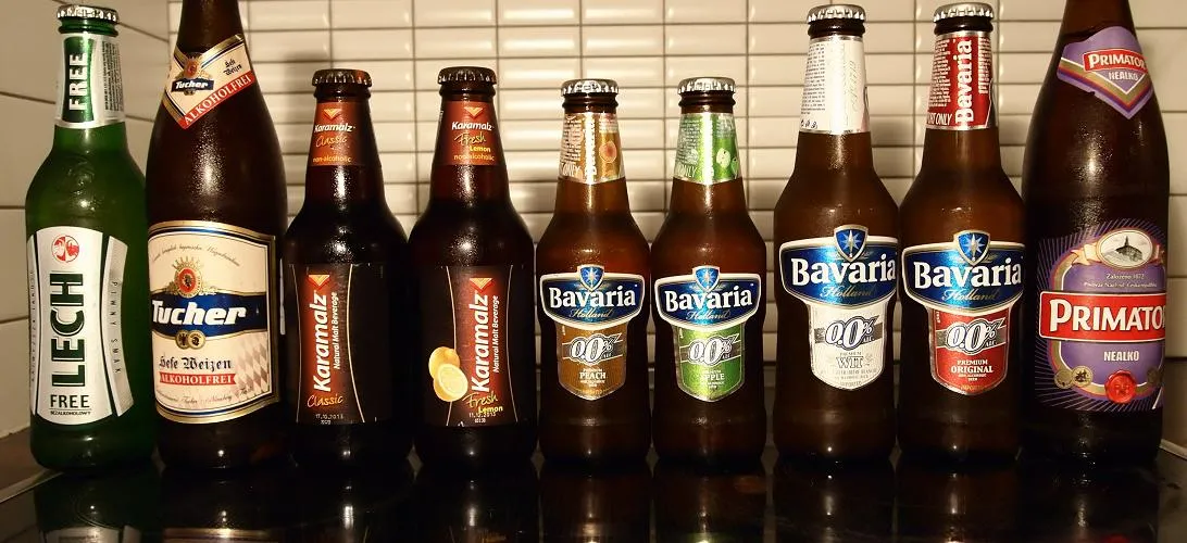 r&oacute;żne rodzaje piwa bezalkoholowe niskoalkoholowe