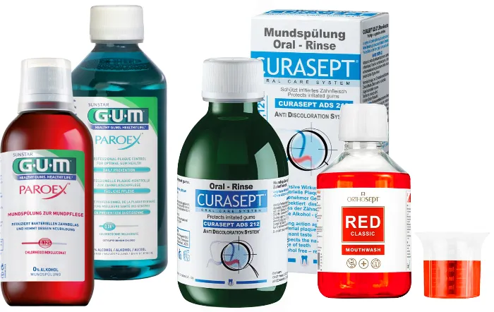 Produkty apteczne na zapalenie dziąseł chlorheksydyna