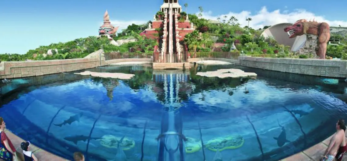 Siam Park Tenerife toboggans et piscine à vagues