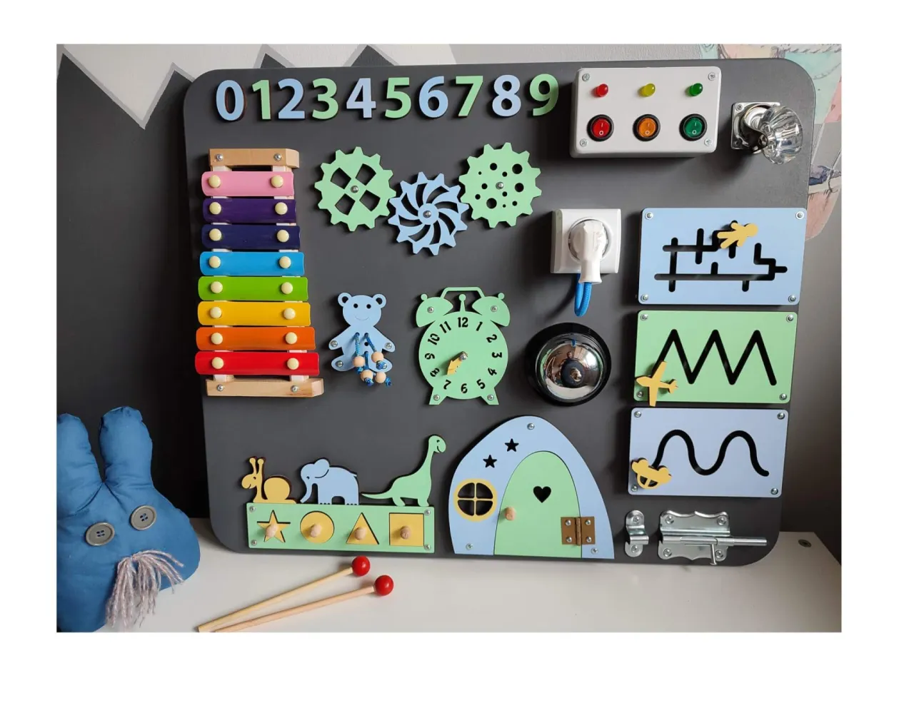 personalizowana tablica sensoryczna dla dziecka