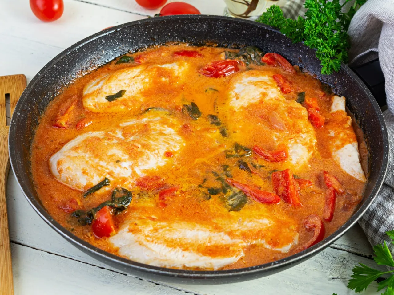 szybkie sosy do kurczaka na patelni