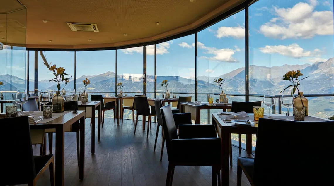 ristorante montagna vista panoramica