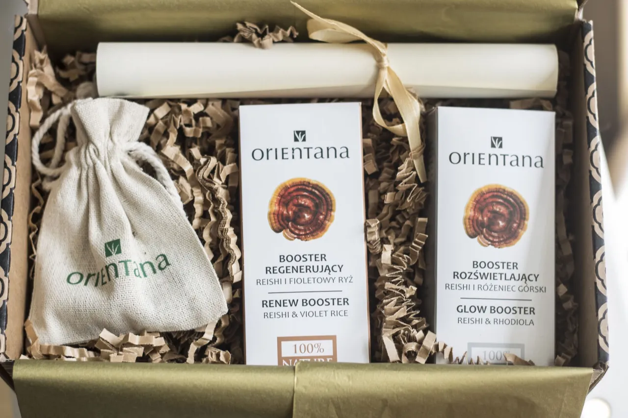 Orientana Booster Rozświetlający składniki aktywne