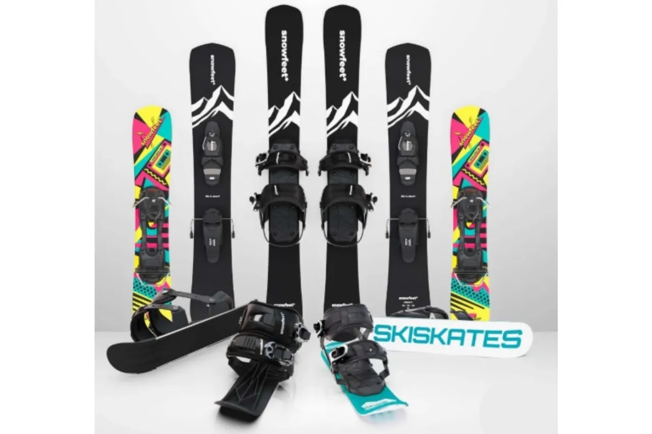 r&oacute;żne rodzaje kr&oacute;tkich nart na buty skiboardy snowblades