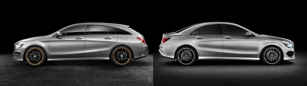 Mercedes-AMG CLA Shooting Brake vs Coupe comparison