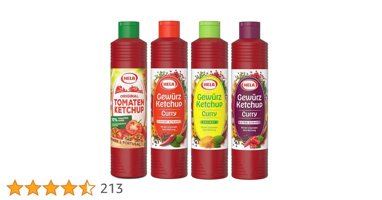 ketchup Hela Curry butelka