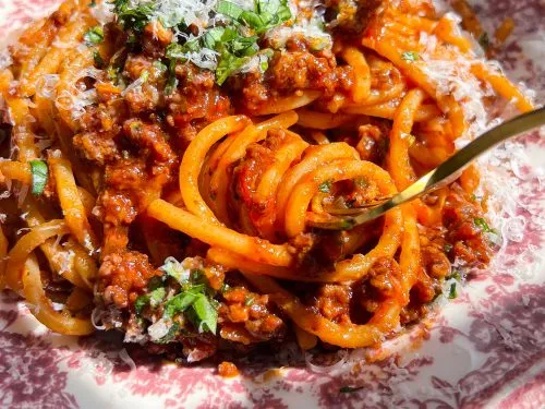 gotowe spaghetti al ragu