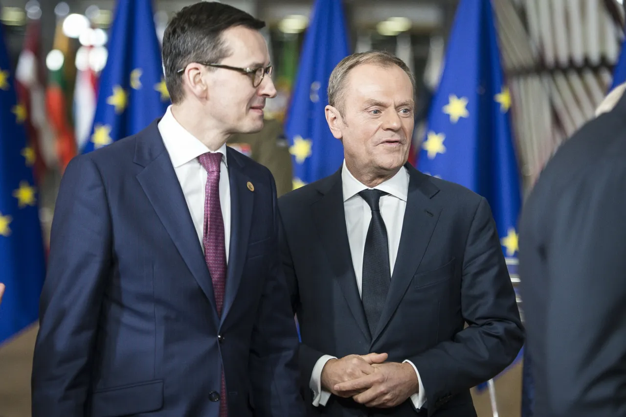 Mateusz Morawiecki Donald Tusk razem