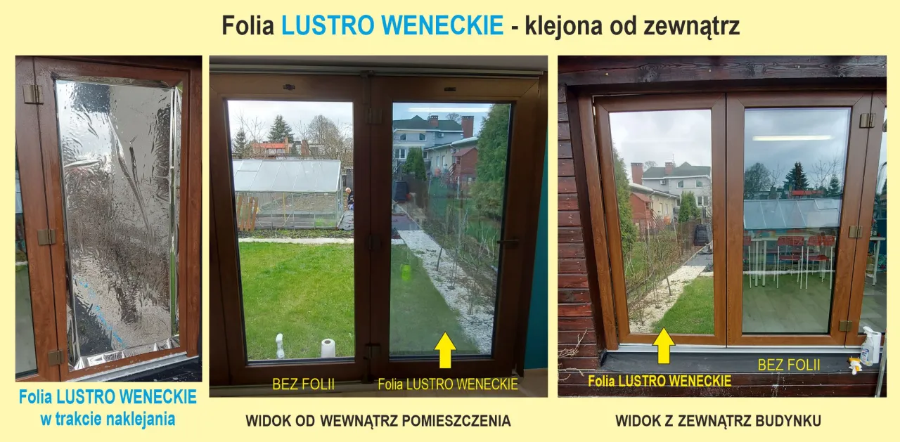 Rodzaje folii lustro weneckie na okna
