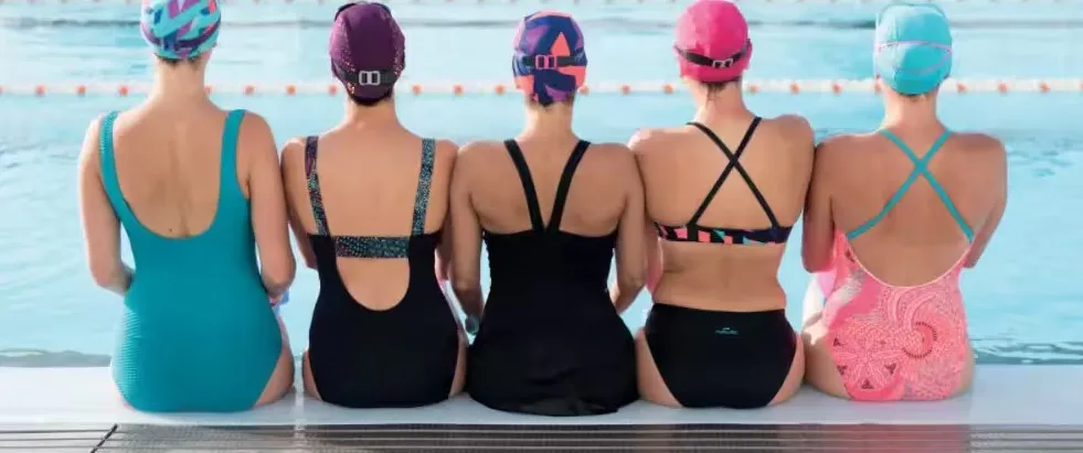 porównanie spalania kalorii style pływackie wykres