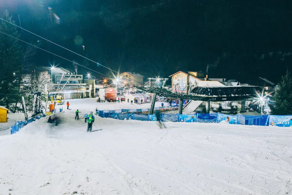 Snowpark Juliany Szczyrk jazda nocna