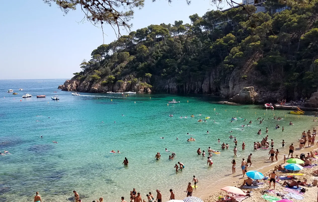 Aiguablava plaża Costa Brava