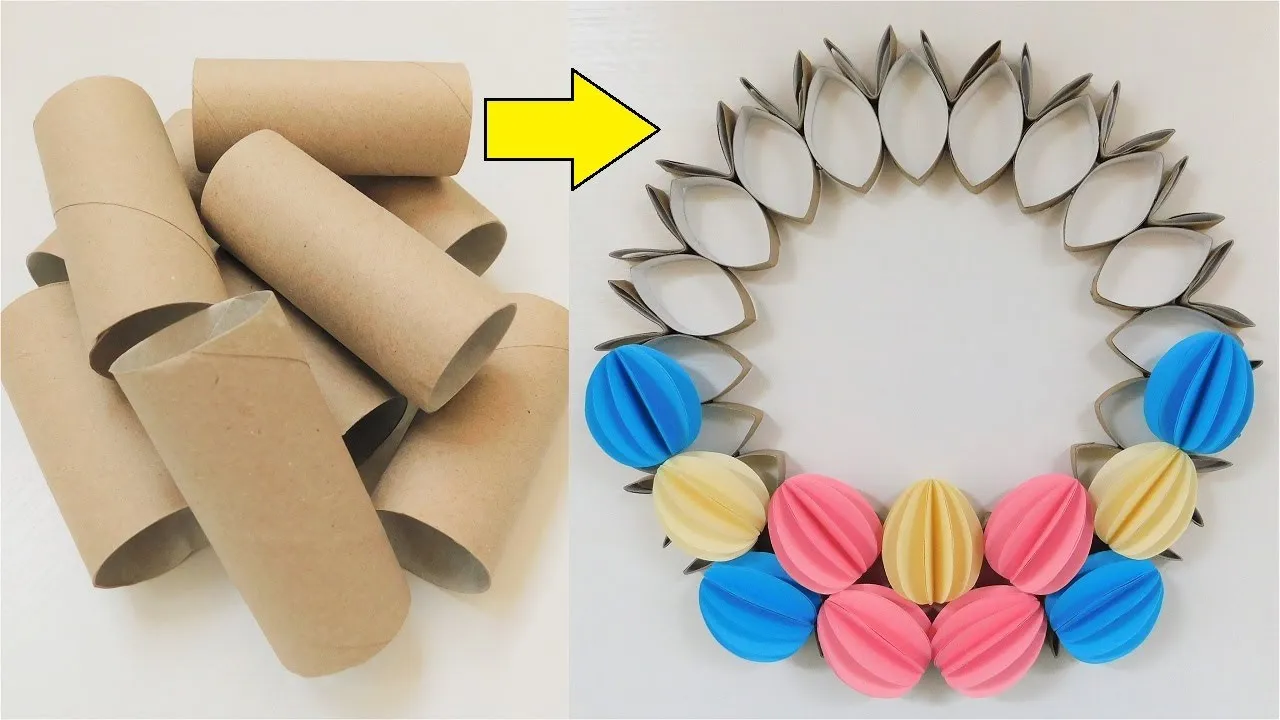 proste ozdoby wielkanocne z papieru