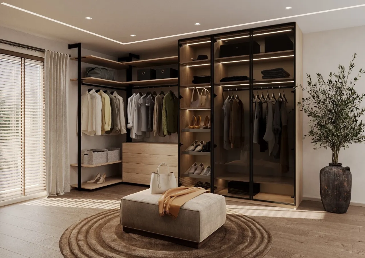 Garderoba w sypialni inspiracje