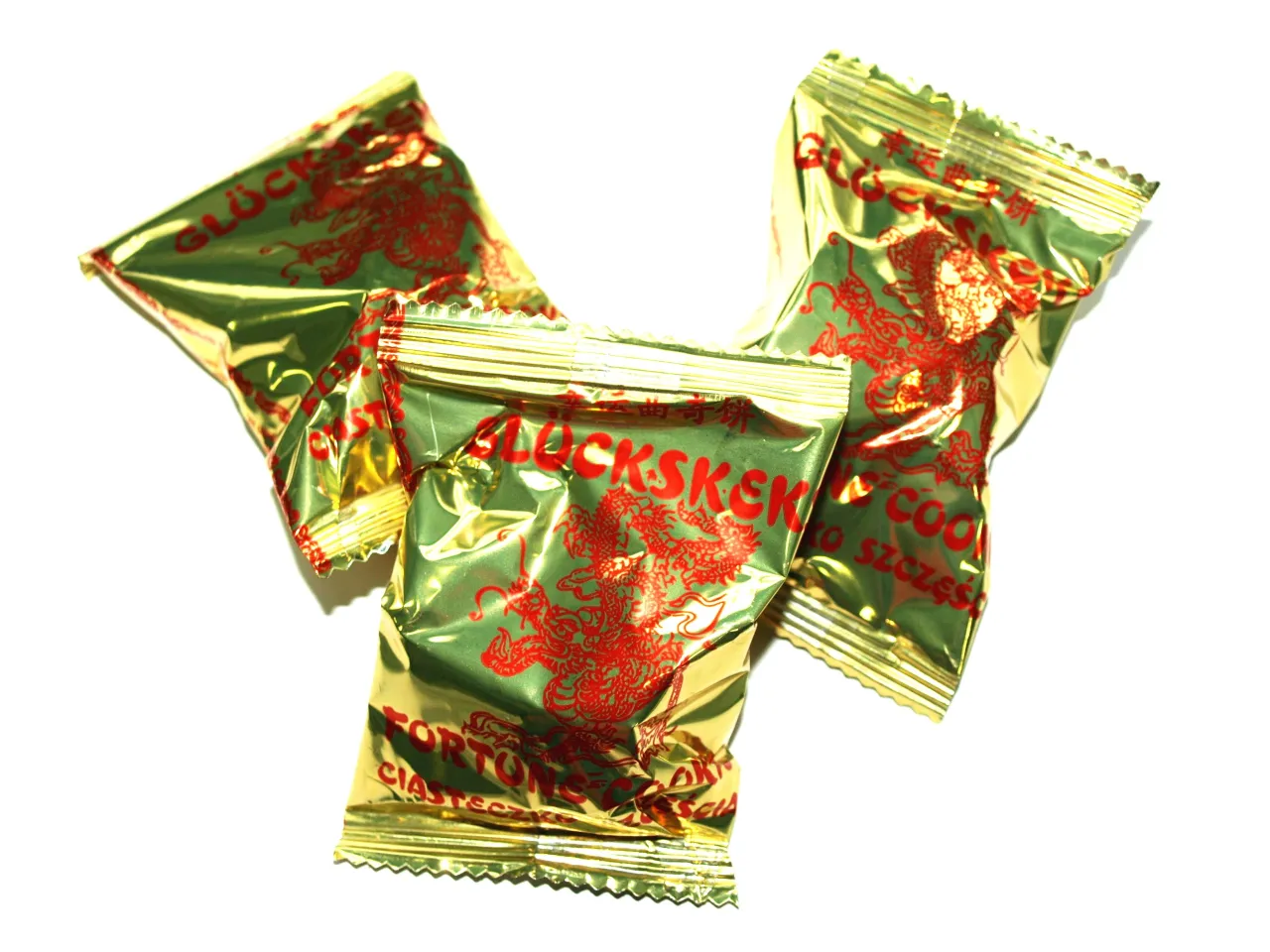 Ciasteczka z wróżbą w supermarkecie