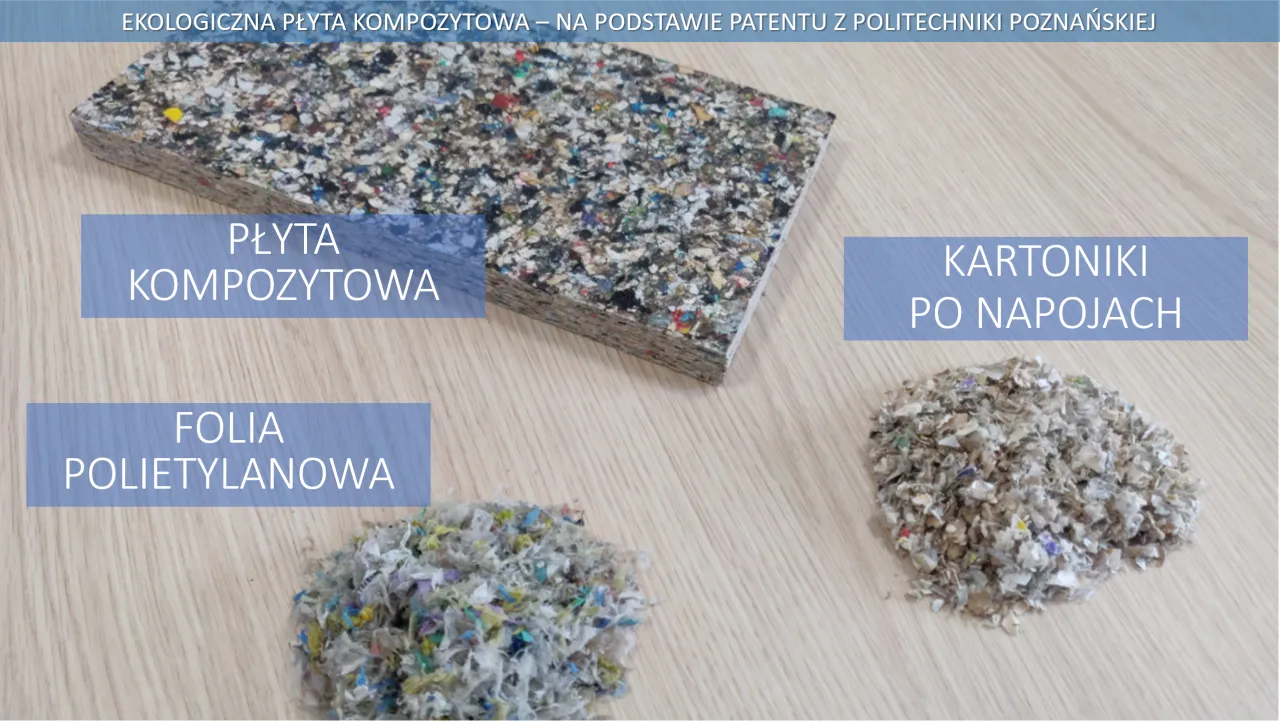 Wodoodporne płyty z recyklingu