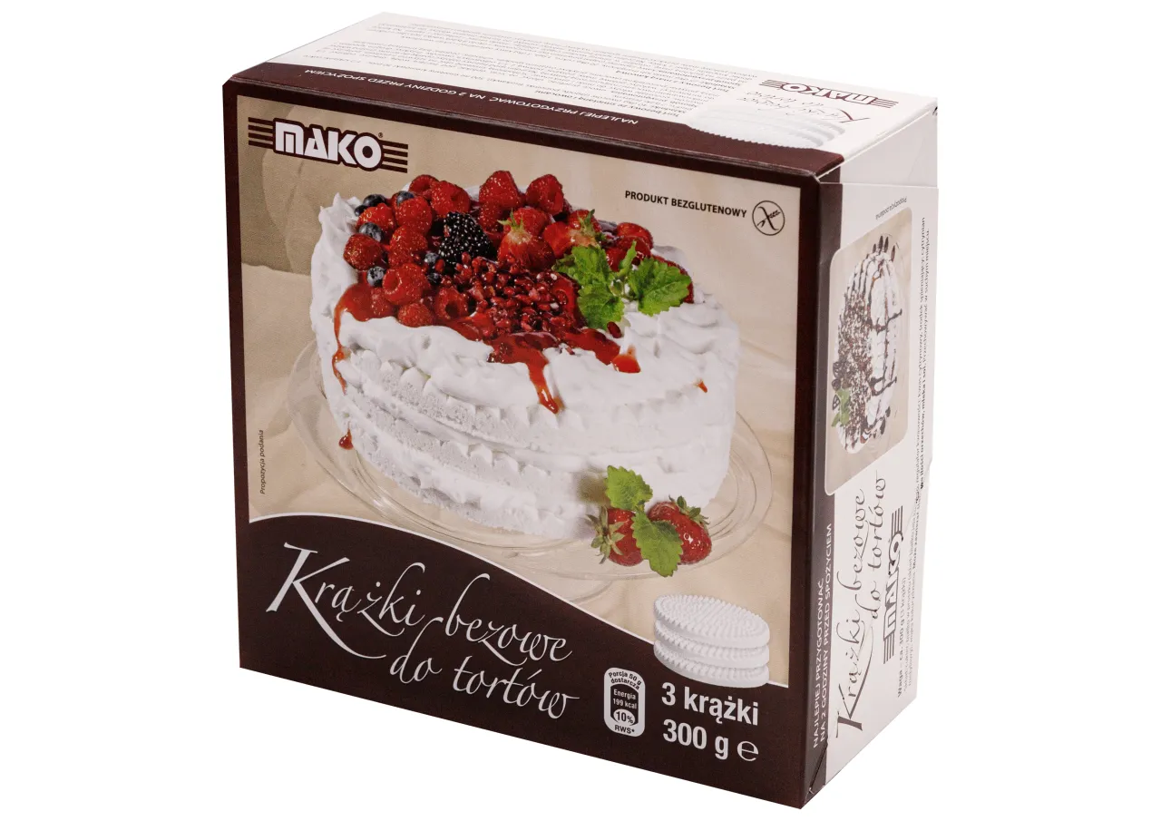 Upieczone spody do tortu na kratce