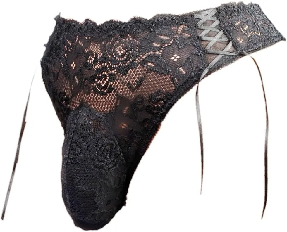 różne fasony męskiej bielizny koronkowej