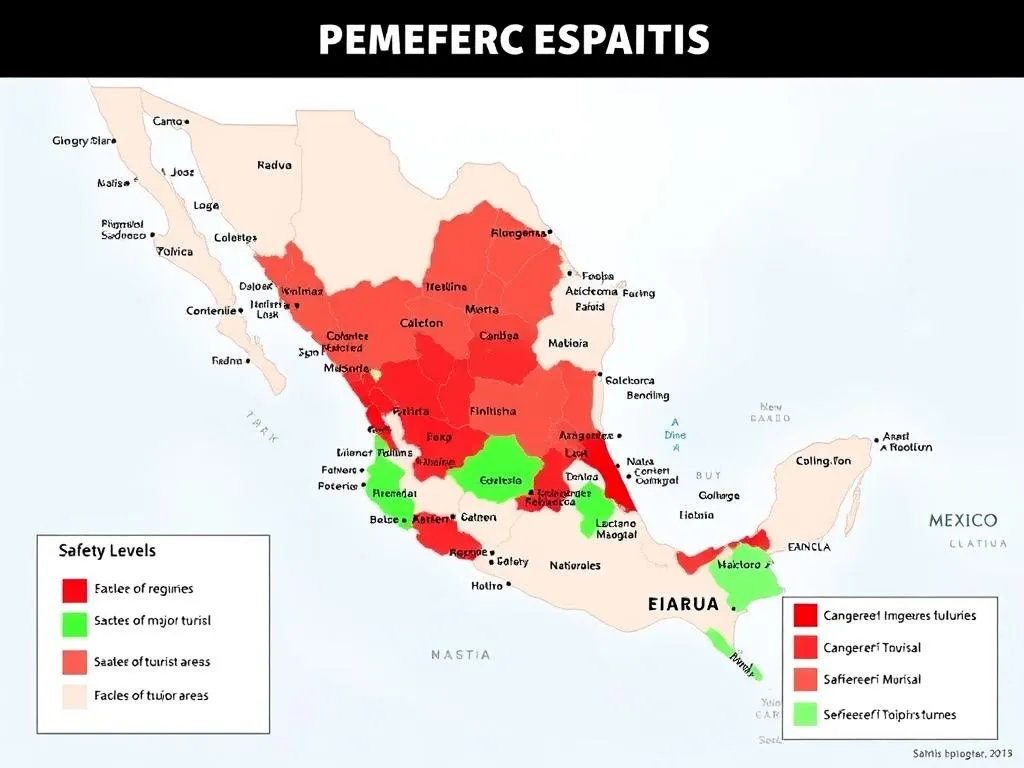 Mapa bezpieczeństwa Meksyku dla turystów, bezpieczne i niebezpieczne regiony
