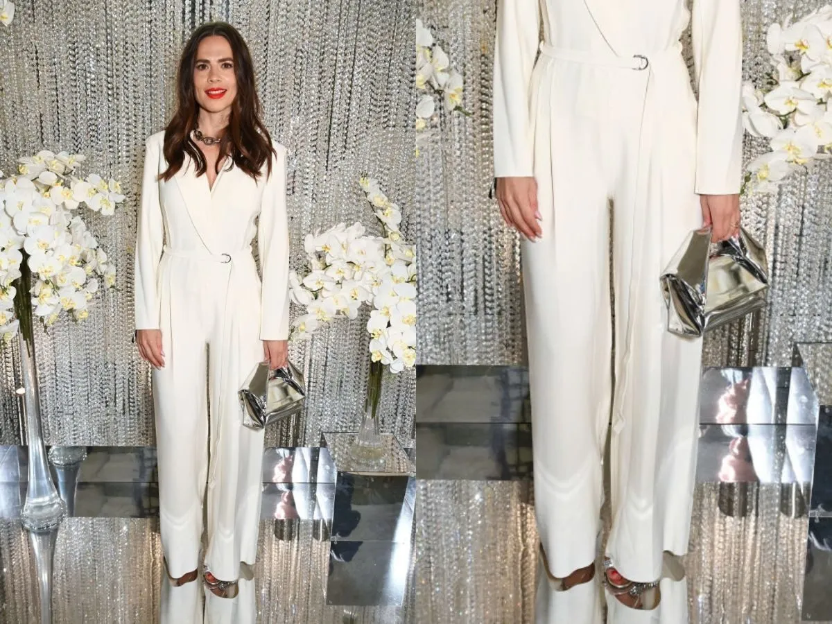 Biały kombinezon stylizacje na wesele