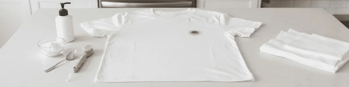 usuwanie plamy z ubrania krok po kroku