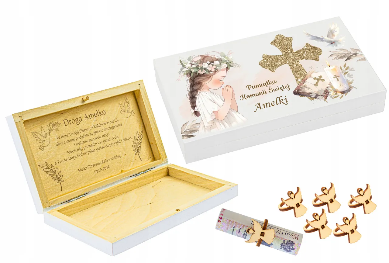 pieniądze na komunię koperta