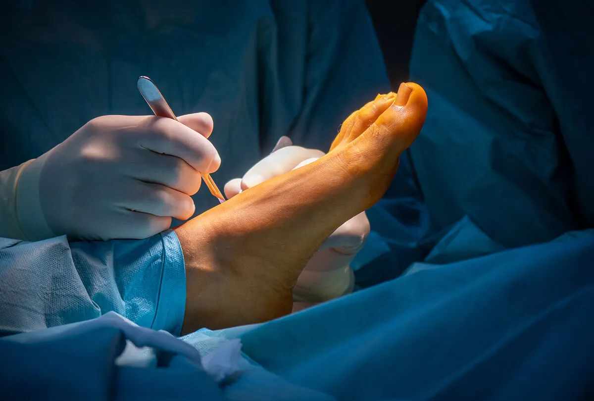 sala operacyjna ortopedia stopa