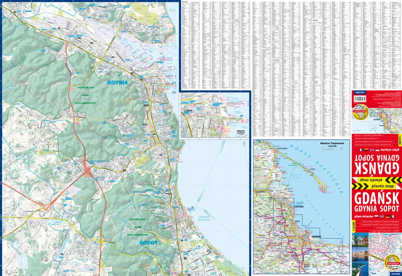 Gdańsk Gdynia Sopot mapa demografia