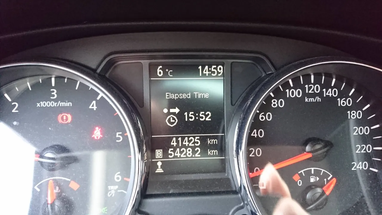 Nissan Qashqai DPF warning light