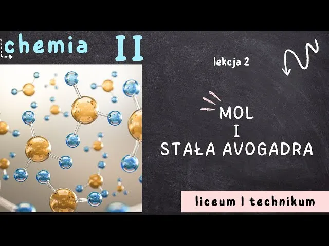 Stała Avogadra wizualizacja mol
