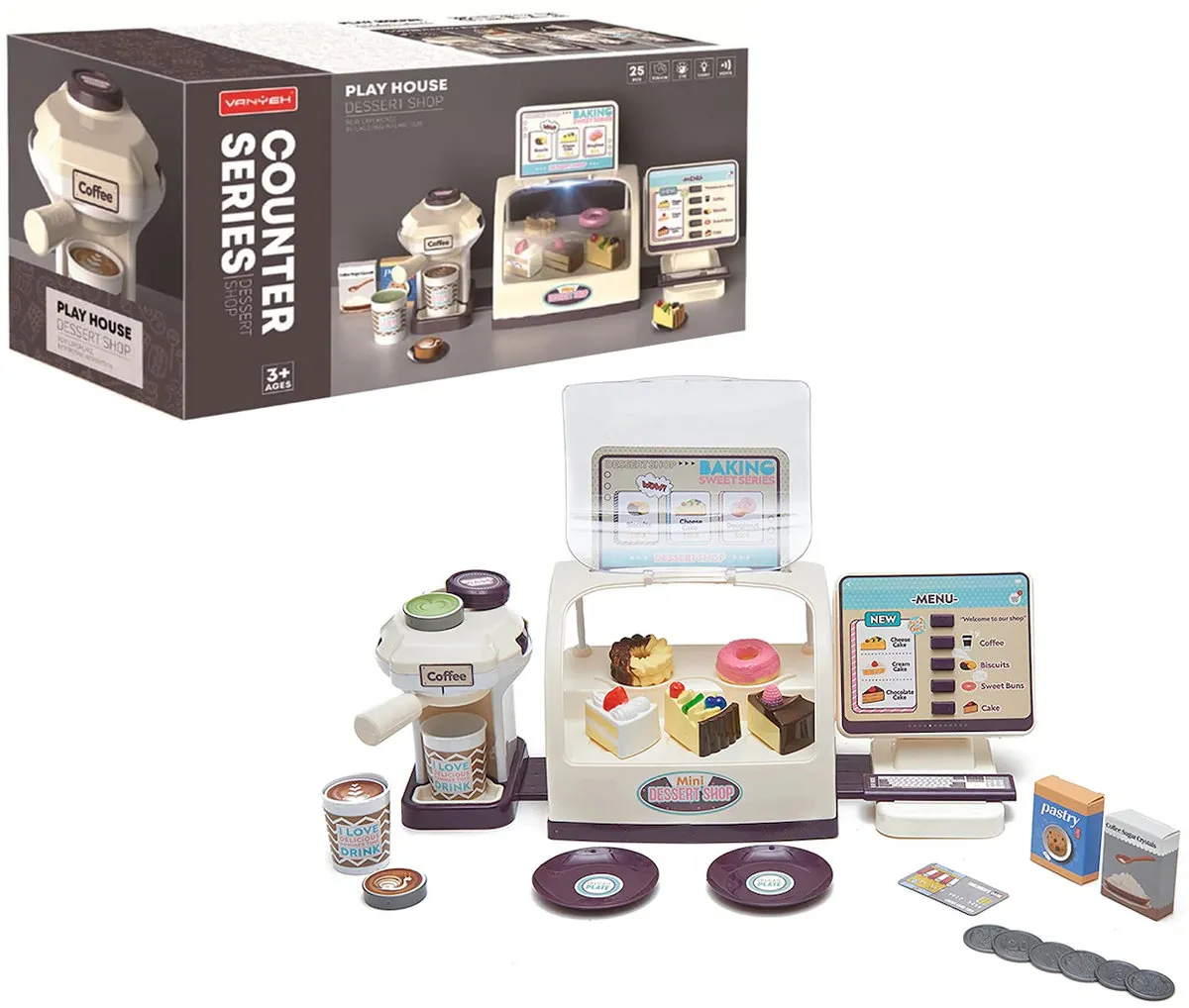 różne modele zabawkowych kawiarni dla dzieci