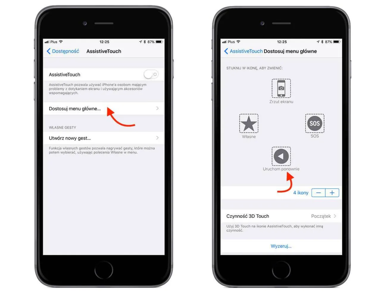pierwsze uruchomienie iphone ekran powitalny konfiguracja