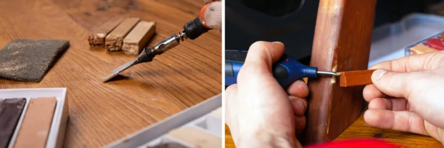 narzędzia i materiały do naprawy MDF