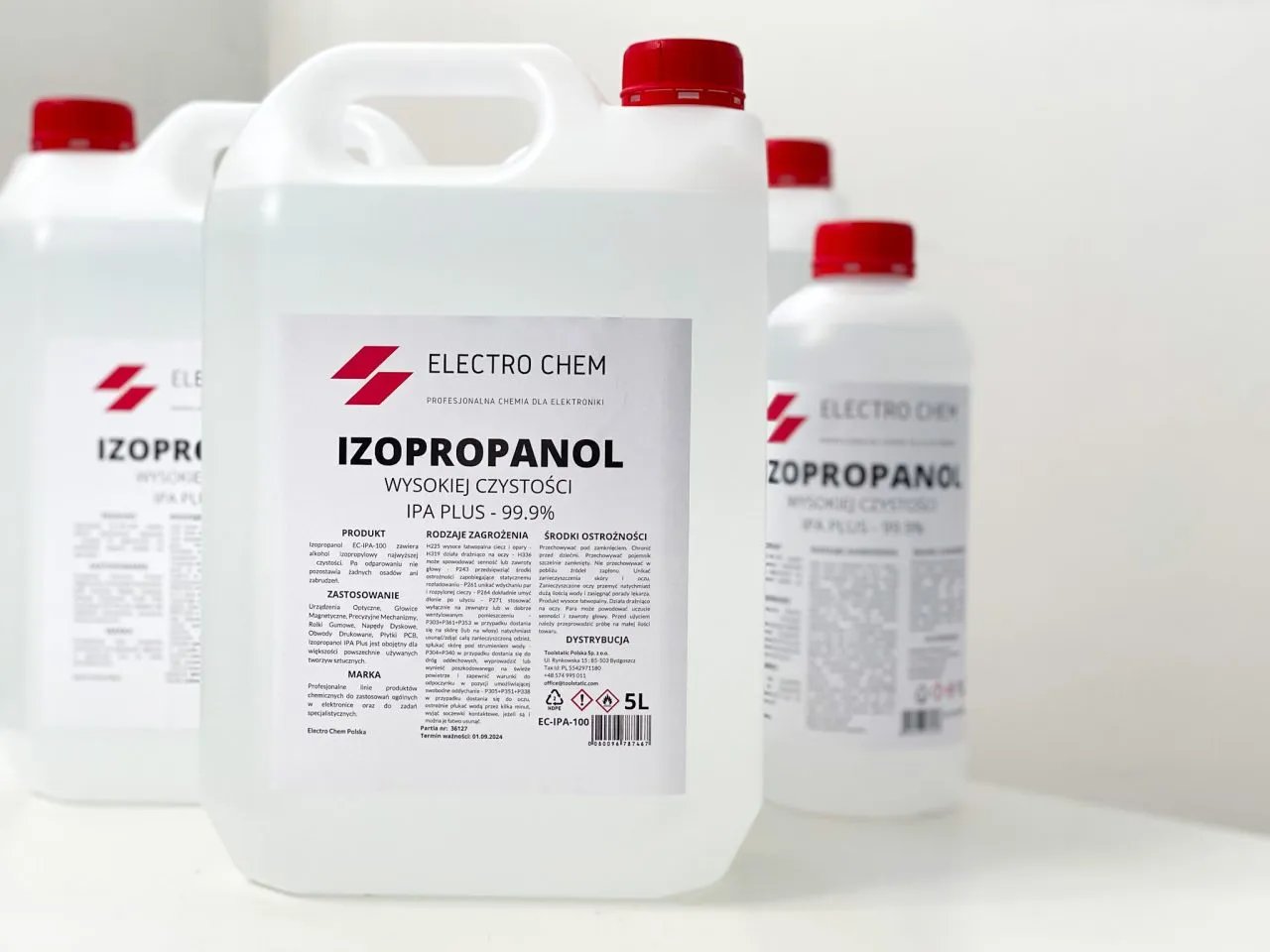 Różne stężenia izopropanolu do elektroniki