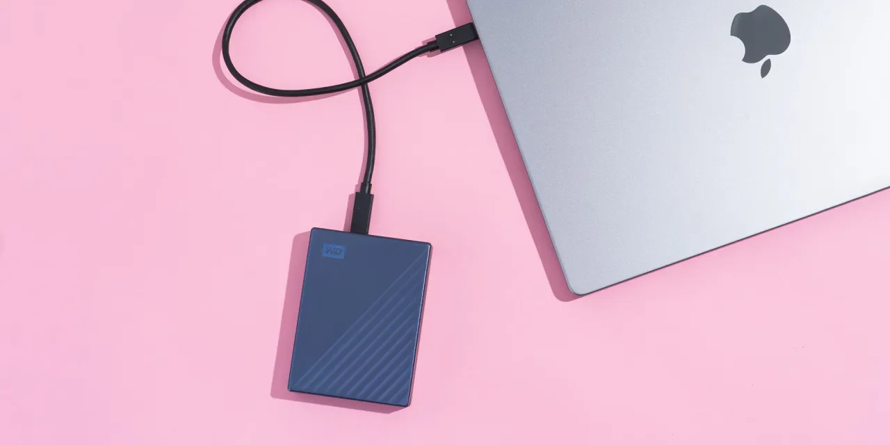 backup data external hard drive