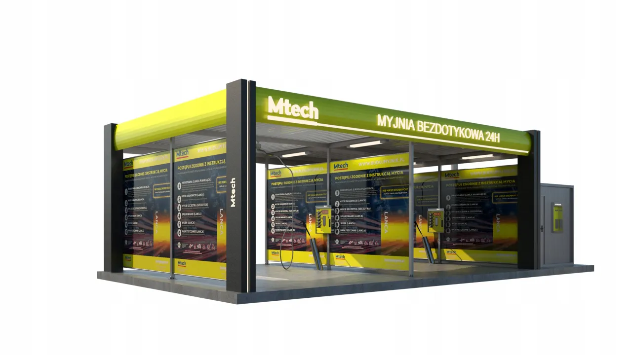 Myjnia bezdotykowa stanowisko