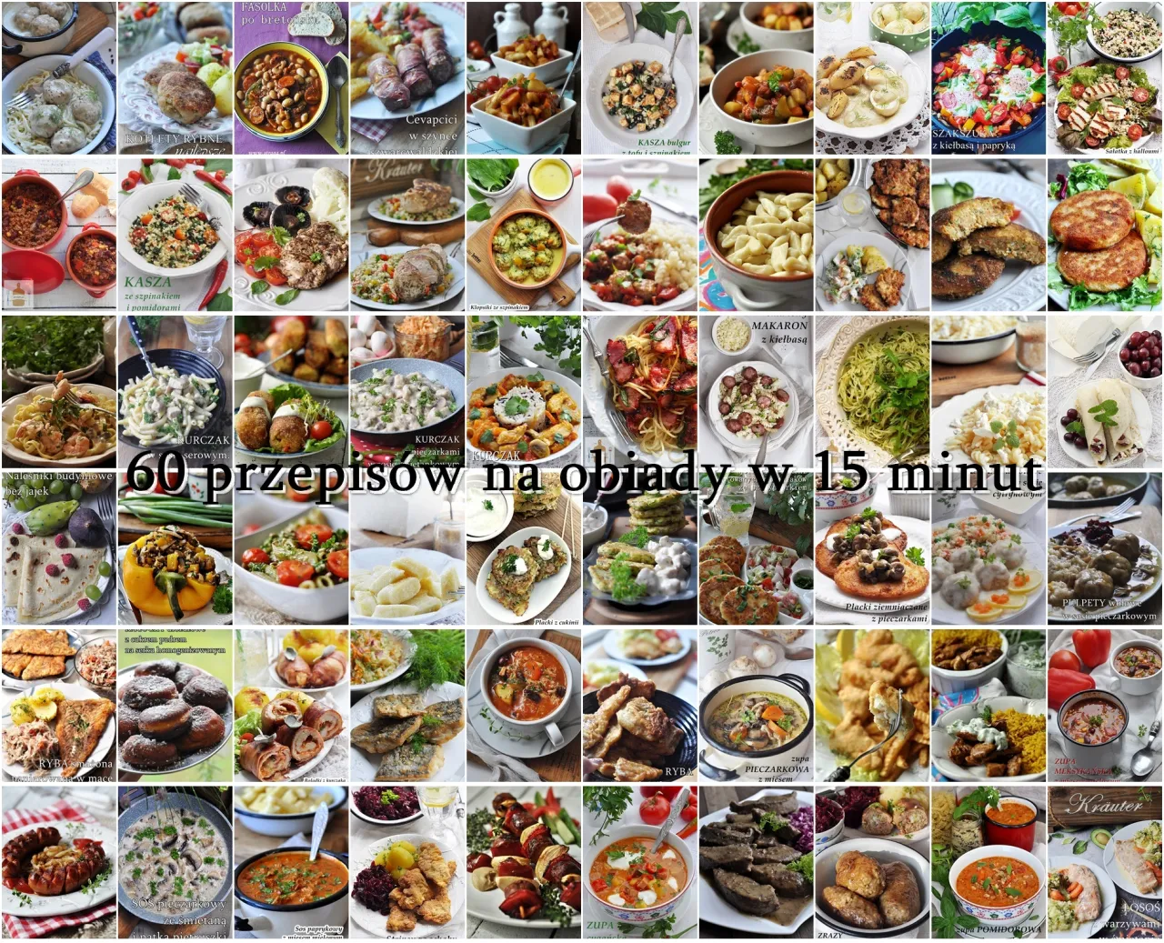 różnorodne szybkie obiady