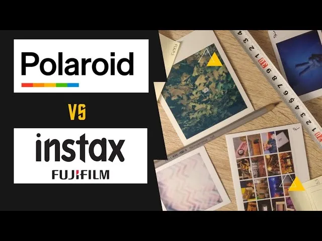 porównanie rozmiarów zdjęć instax polaroid zink