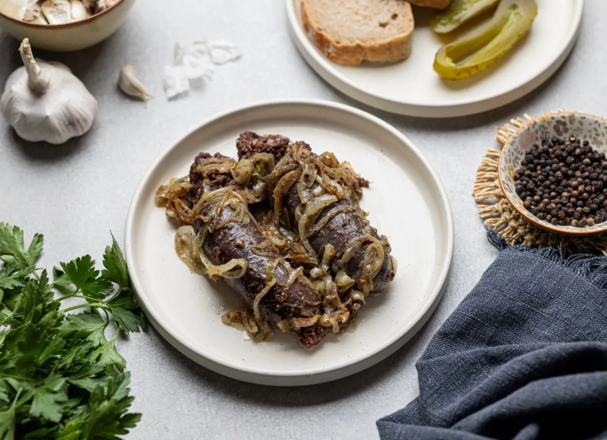 Zdjęcie Jak usmażyć kaszankę z cebulą, by zachwycić smakiem i aromatem