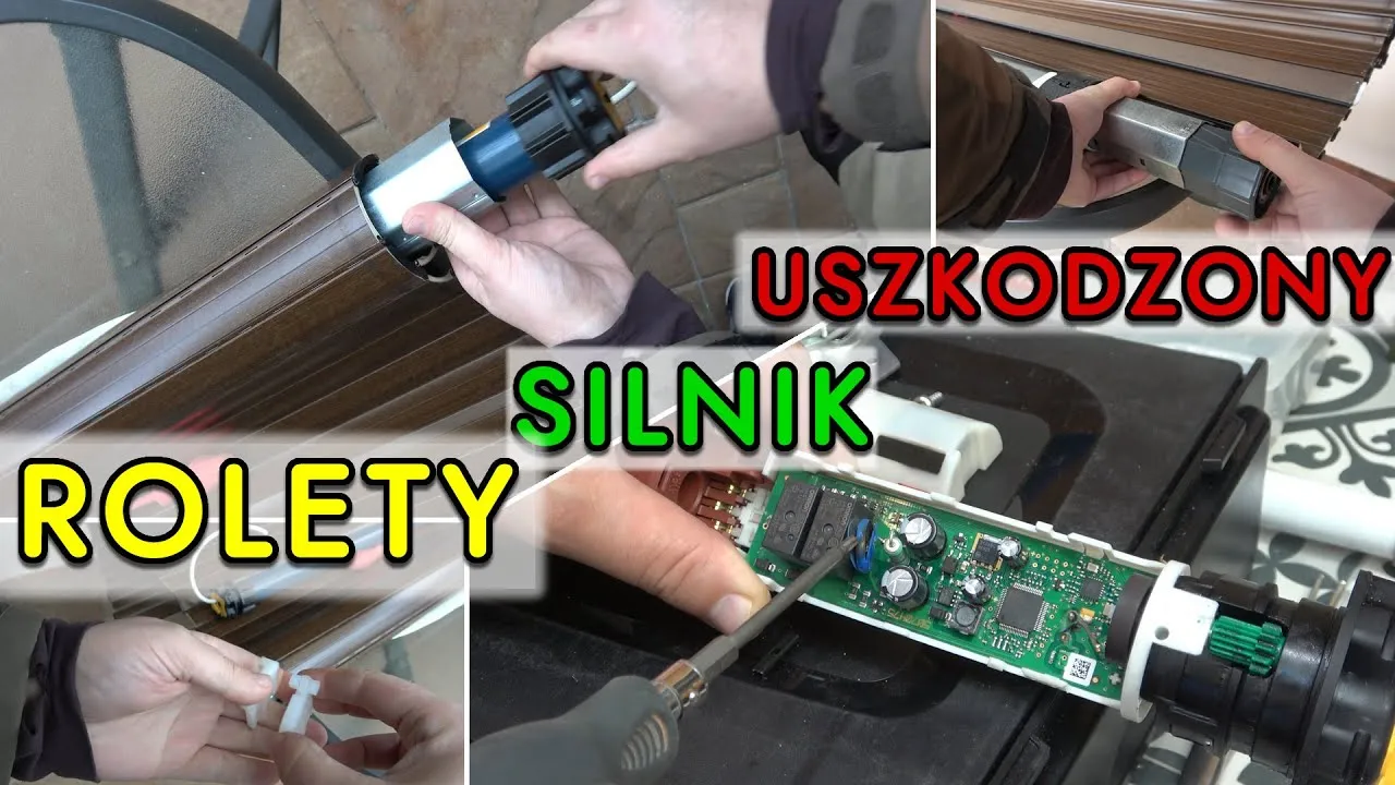 uszkodzony silnik rolety
