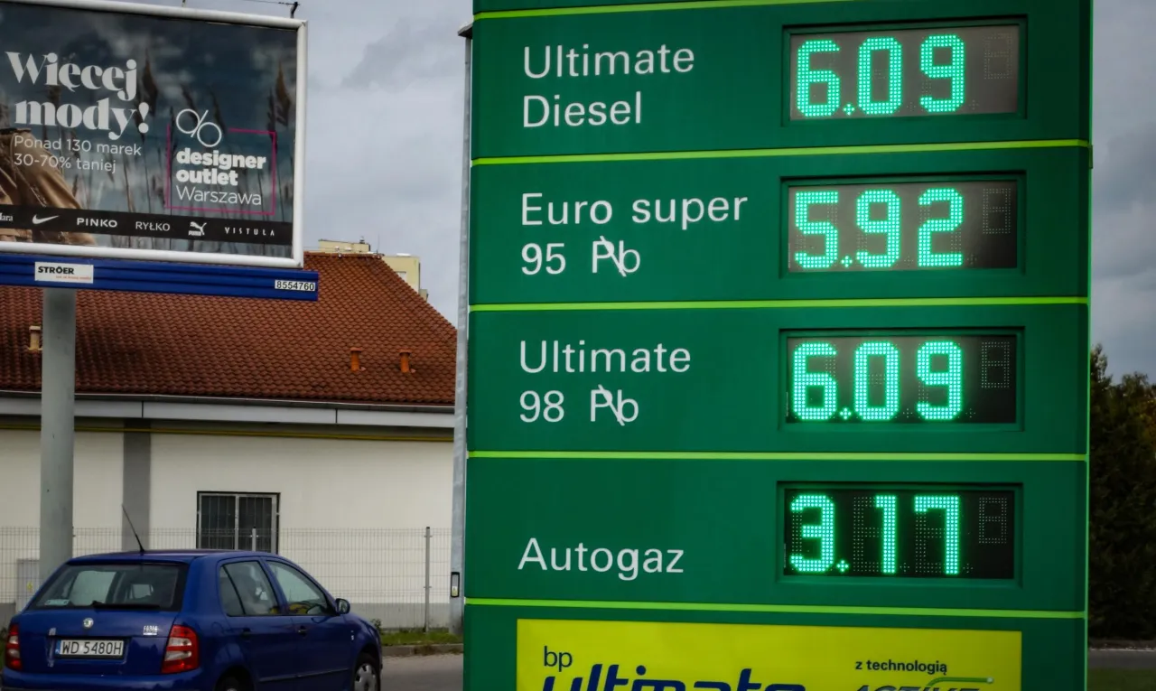 ceny benzyny w Polsce styczeń 2026