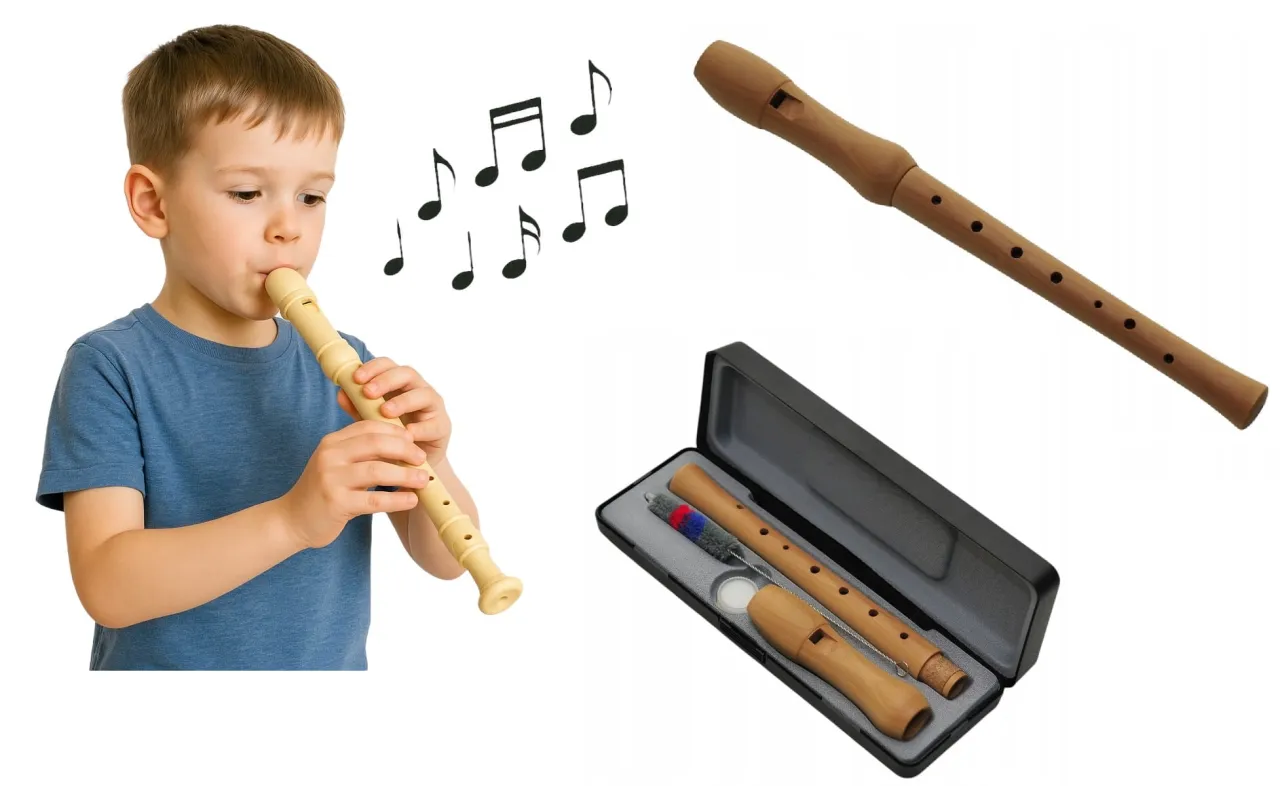 flet prosty vs poprzeczny, flet prosty plastikowy drewniany