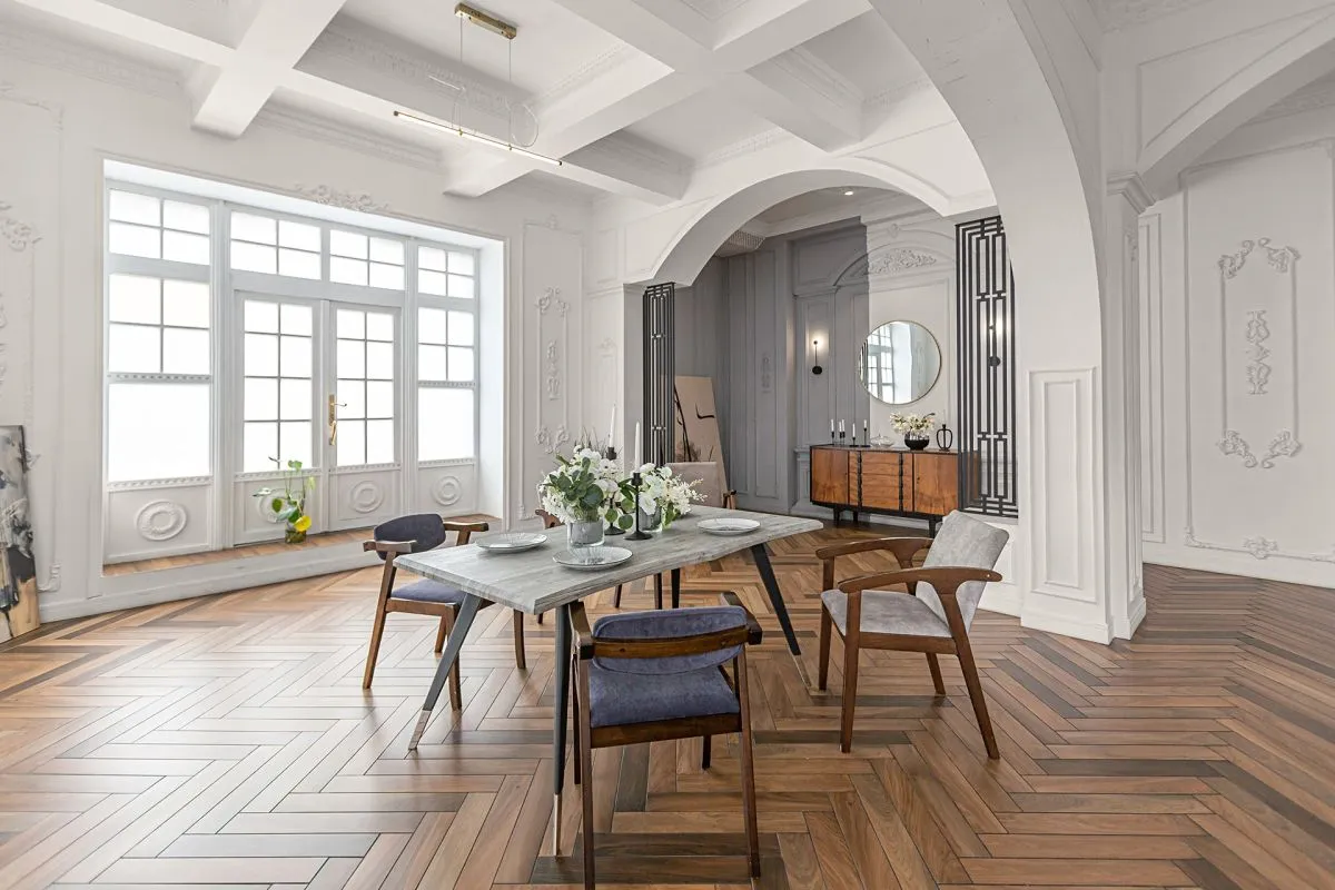 Inspiracje łuk w salonie, łuk nowoczesny, łuk klasyczny