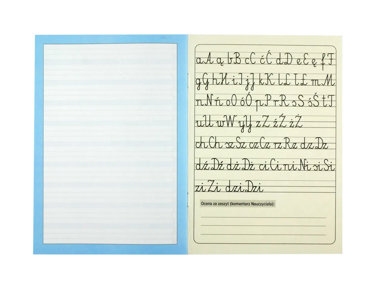 zeszyt w trzy linie do nauki pisania