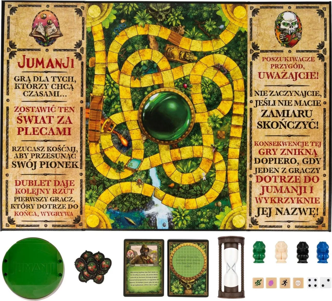 Jumanji gra planszowa pola planszy
